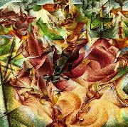 Umberto Boccioni elasticitet oil painting on canvas